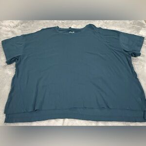 FLX Women’s Teal Short Sleeve T-Shirt Sz XL EUC